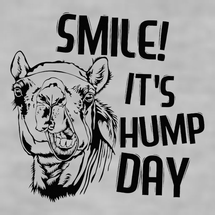 Funny Camel Smile! ItS Hump Day Funny Hump Day Ladies PosiCharge Tri-Blend Wicking Tank