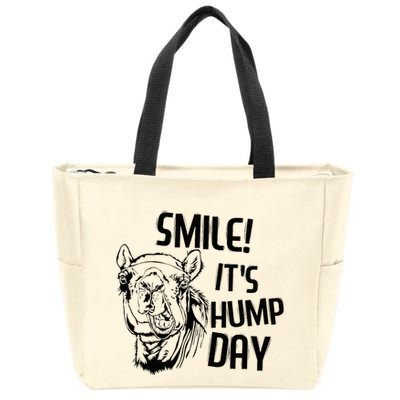 Funny Camel Smile! ItS Hump Day Funny Hump Day Zip Tote Bag