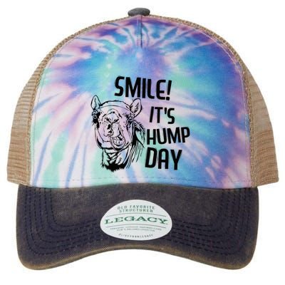 Funny Camel Smile! ItS Hump Day Funny Hump Day Legacy Tie Dye Trucker Hat