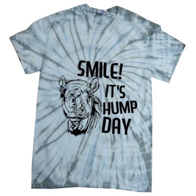 Funny Camel Smile! ItS Hump Day Funny Hump Day Tie-Dye T-Shirt