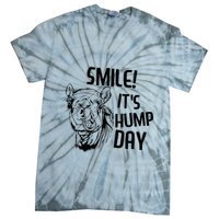 Funny Camel Smile! ItS Hump Day Funny Hump Day Tie-Dye T-Shirt