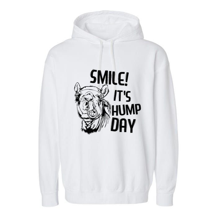 Funny Camel Smile! ItS Hump Day Funny Hump Day Garment-Dyed Fleece Hoodie