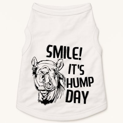 Funny Camel Smile! ItS Hump Day Funny Hump Day Doggie Tank