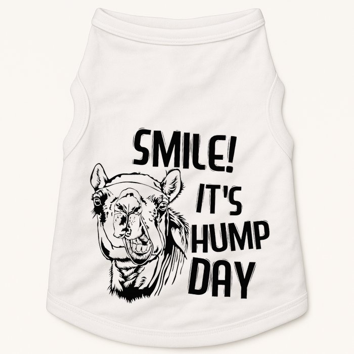 Funny Camel Smile! ItS Hump Day Funny Hump Day Doggie Tank
