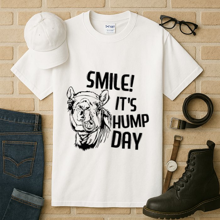Funny Camel Smile! ItS Hump Day Funny Hump Day Tall T-Shirt