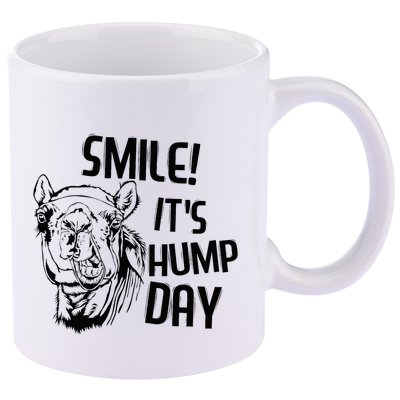 Funny Camel Smile! ItS Hump Day Funny Hump Day 11oz C Handle Ceramic Mug