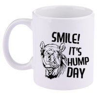 Funny Camel Smile! ItS Hump Day Funny Hump Day 11oz C Handle Ceramic Mug
