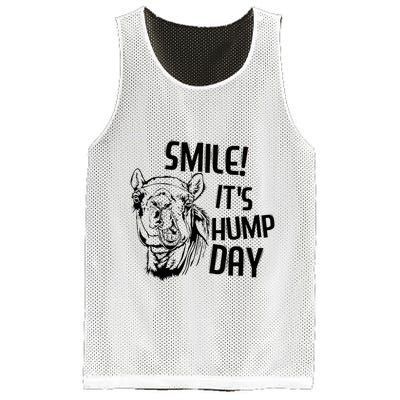 Funny Camel Smile! ItS Hump Day Funny Hump Day Mesh Reversible Basketball Jersey Tank