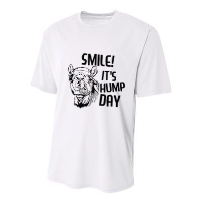 Funny Camel Smile! ItS Hump Day Funny Hump Day Youth Performance Sprint T-Shirt