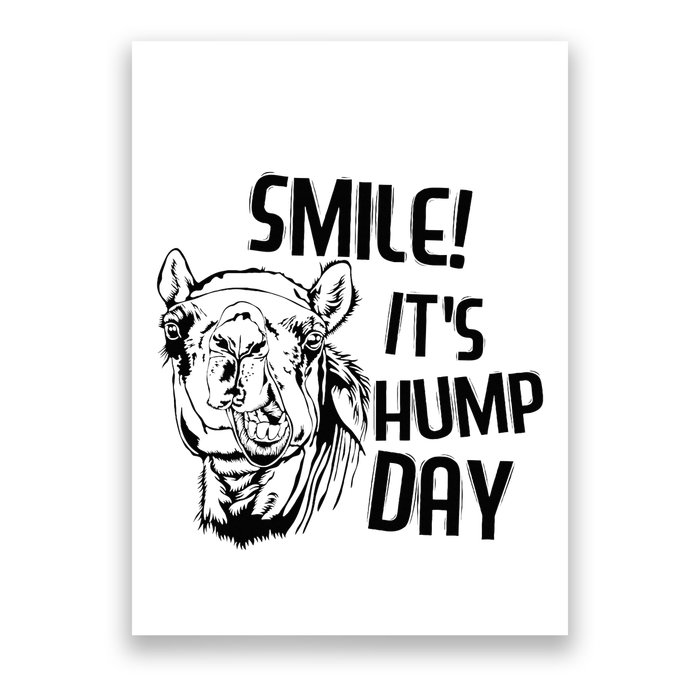 Funny Camel Smile! ItS Hump Day Funny Hump Day Poster