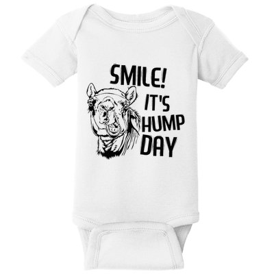 Funny Camel Smile! ItS Hump Day Funny Hump Day Baby Bodysuit