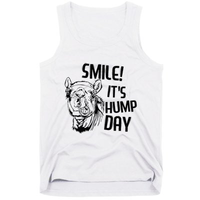 Funny Camel Smile! ItS Hump Day Funny Hump Day Tank Top