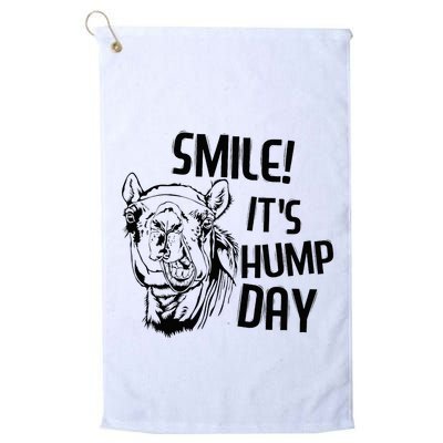 Funny Camel Smile! ItS Hump Day Funny Hump Day Golf Towel