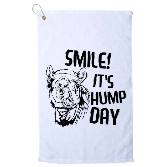 Funny Camel Smile! ItS Hump Day Funny Hump Day Golf Towel
