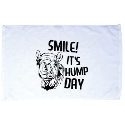 Funny Camel Smile! ItS Hump Day Funny Hump Day Microfiber Hand Towel