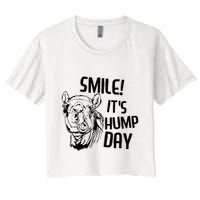 Funny Camel Smile! ItS Hump Day Funny Hump Day Crop Top