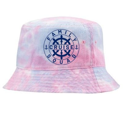 Family Cruise Squad Cruise Family And Group Cruise Ship Cute Gift Tie-Dyed Bucket Hat