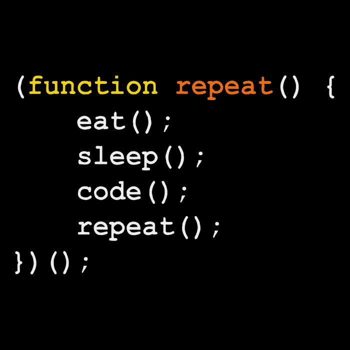 Funny Computer Science Programmer Eat Sleep Code Drawstring Bag