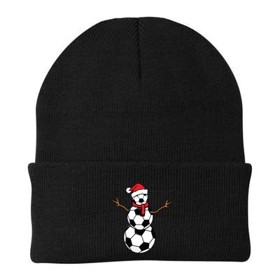 Funny Christmas Soccer Balls Santa Snowman Beanie