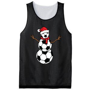 Funny Christmas Soccer Balls Santa Snowman Mesh Reversible Basketball Jersey Tank