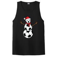 Funny Christmas Soccer Balls Santa Snowman PosiCharge Competitor Tank