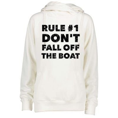 Funny Cruise Ship Yacht Sailing Dont Fall Off The Boat Gift Womens Funnel Neck Pullover Hood