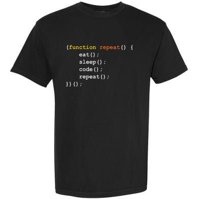 Funny Computer Science Programmer Eat Sleep Code Garment-Dyed Heavyweight T-Shirt