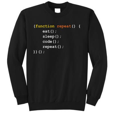 Funny Computer Science Programmer Eat Sleep Code Sweatshirt