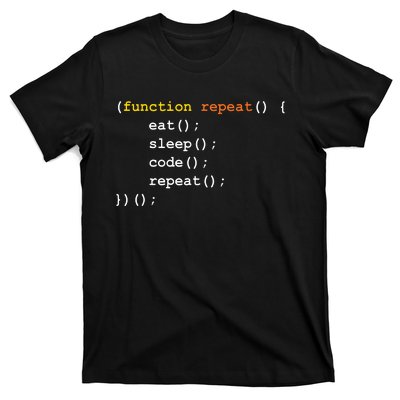 Funny Computer Science Programmer Eat Sleep Code T-Shirt