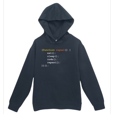 Funny Computer Science Programmer Eat Sleep Code Urban Pullover Hoodie