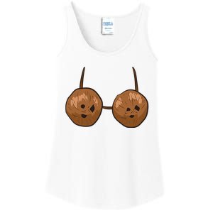 Funny Coconut Summer Coconuts Bra Funny Halloween Summer Ladies Essential Tank