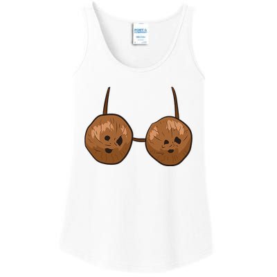 Funny Coconut Summer Coconuts Bra Funny Halloween Summer Ladies Essential Tank