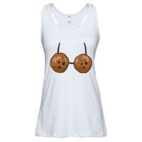 Funny Coconut Summer Coconuts Bra Funny Halloween Summer Ladies Essential Flowy Tank