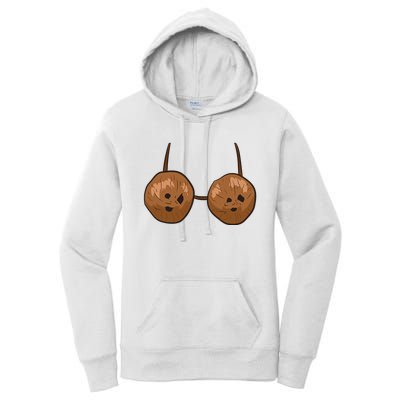 Funny Coconut Summer Coconuts Bra Funny Halloween Summer Women's Pullover Hoodie