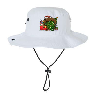 Funny Christmas Santa Sasquatch Bigfoot Legacy Cool Fit Booney Bucket Hat