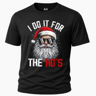 Funny Christmas Santa Claus I Do It For The Hos Cute Xmas Performance Shirt