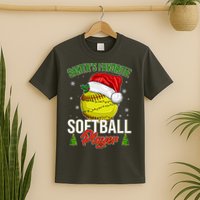 Funny Christmas Santa's Favorite Softball Player T-Shirt