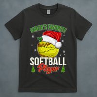 Funny Christmas Santa's Favorite Softball Player T-Shirt