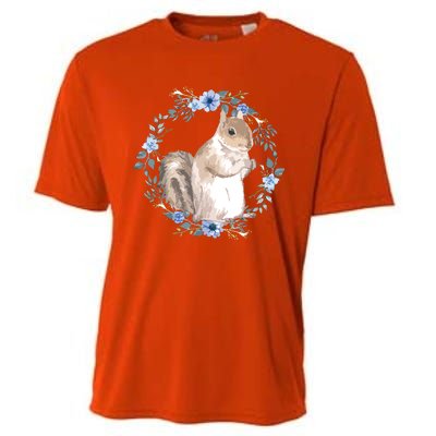 Flower Circle Squirrel Cooling Performance Crew T-Shirt