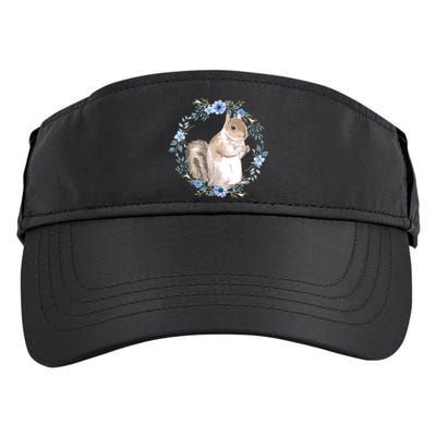 Flower Circle Squirrel Adult Drive Performance Visor