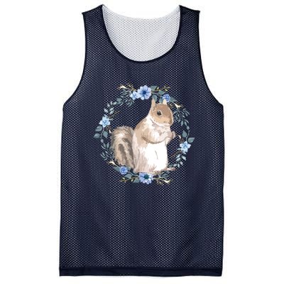 Flower Circle Squirrel Mesh Reversible Basketball Jersey Tank