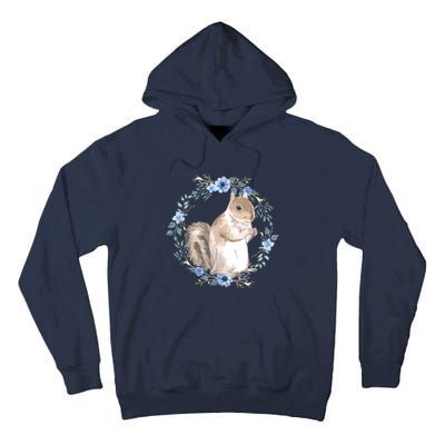 Flower Circle Squirrel Tall Hoodie