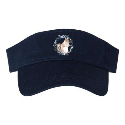 Flower Circle Squirrel Valucap Bio-Washed Visor