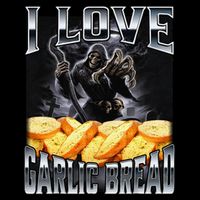 Funny Cringe Skeleton Meme I Love Garlic Bread Toddler T-Shirt