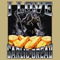 Funny Cringe Skeleton Meme I Love Garlic Bread Cooling Performance Crew T-Shirt