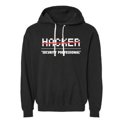 Funny Cyber Security Computer Hacker Gift Garment-Dyed Fleece Hoodie