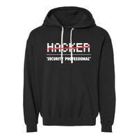 Funny Cyber Security Computer Hacker Gift Garment-Dyed Fleece Hoodie