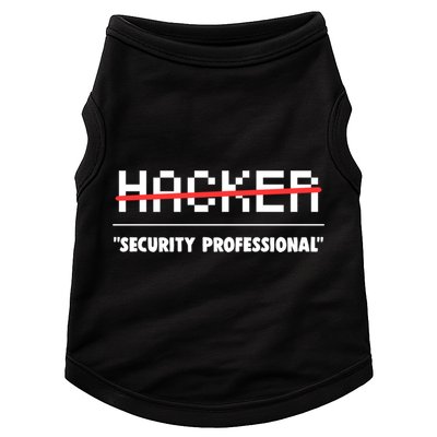 Funny Cyber Security Computer Hacker Gift Doggie Tank