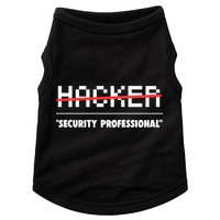 Funny Cyber Security Computer Hacker Gift Doggie Tank