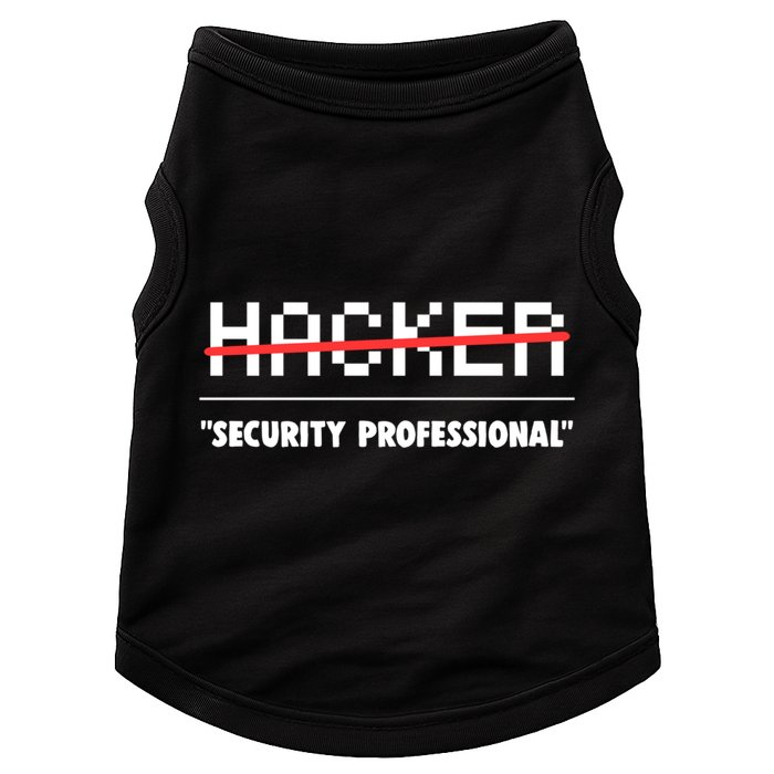 Funny Cyber Security Computer Hacker Gift Doggie Tank